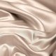 Satin Sheets Queen Silky Soft Satin Bed Sheets Amber Beige Satin Sheet Set, 1 Deep Pocket Fitted Sheet + 1 Flat Sheet + 2 Pillowcases
